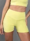 Everfit - Short Verbena Duplo Branco - variação: Amarelo