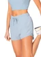Malwee - Shorts Duplo com Refletivo Preto - variação: Azul Pastel