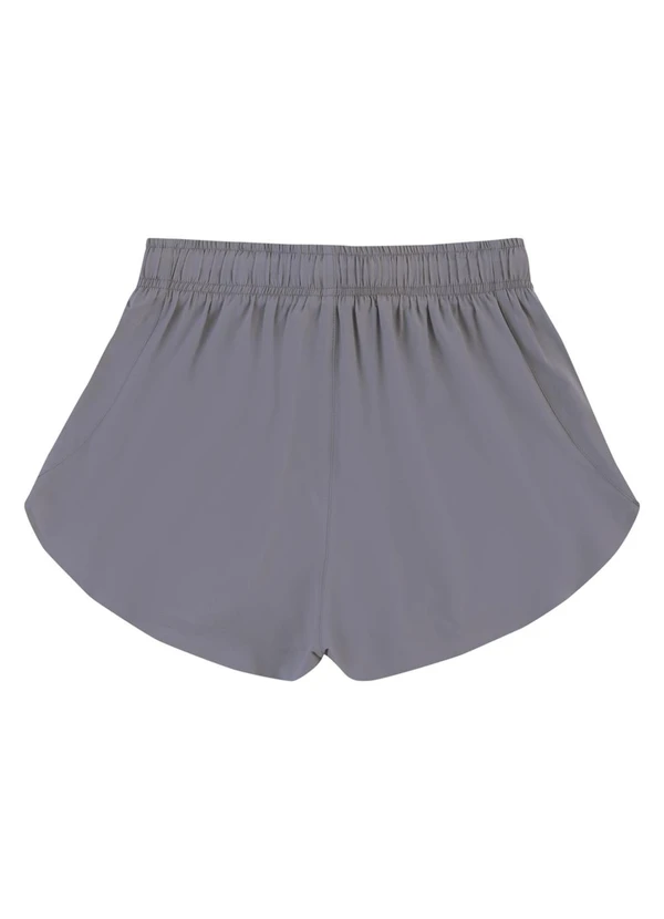 Malwee - Shorts Duplo com Refletivo Cinza 8