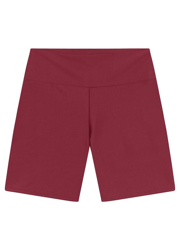 Enfim - Shorts Feminino com Refletivo Active Bordô 1