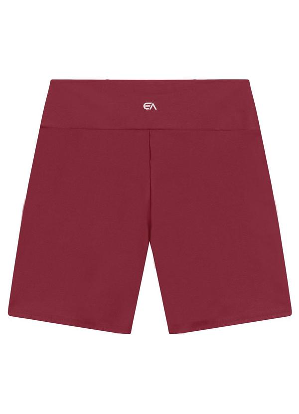 Enfim - Shorts Feminino com Refletivo Active Bordô 2