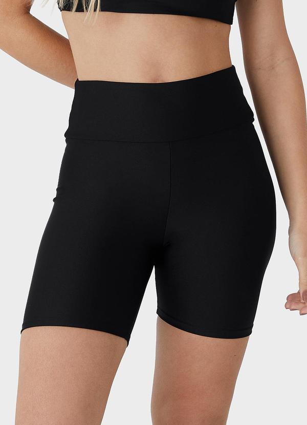Enfim - Shorts Feminino com Refletivo Active Preto 1