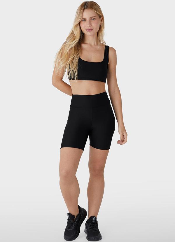 Enfim - Shorts Feminino com Refletivo Active Preto 3