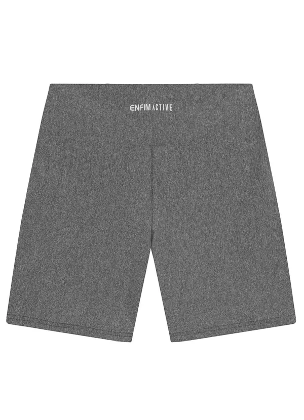 Enfim - Shorts Feminino Eco com Refletivo Active Cinza Es 2