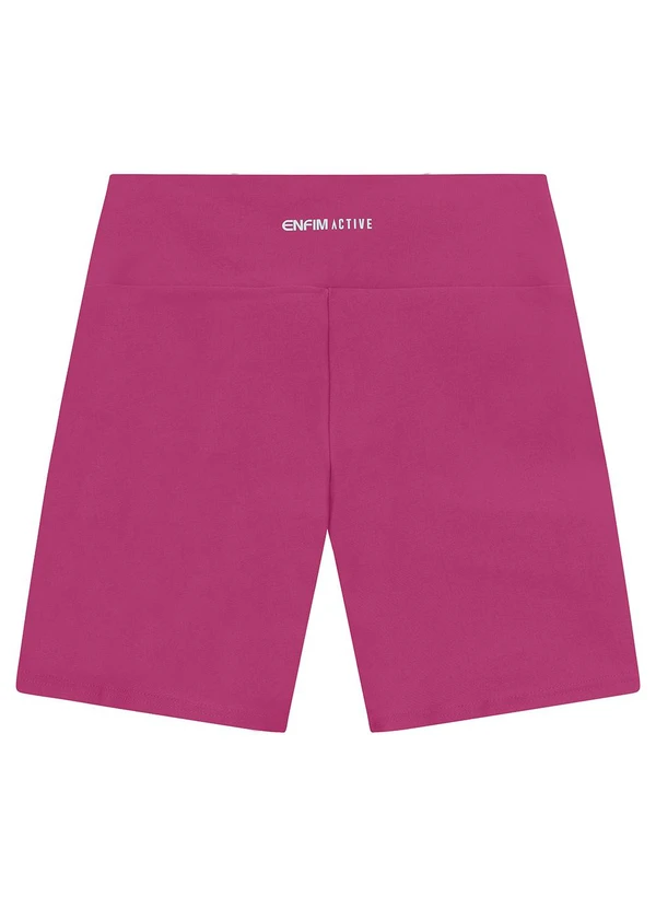 Enfim - Shorts Feminino Eco com Refletivo Active Fúcsia 2