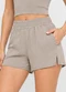 Rovitex - Shorts Feminino Fitness em Poliamida Bege - variação: Bege