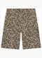 Enfim - Shorts Justo Abstrato Dry Active Taupe - variação: Taupe