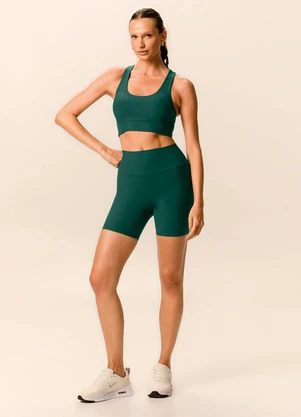 Malwee - Shorts Justo Amni® Active Verde Esmeralda - MALWEE