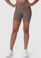 Malwee - Shorts Justo Canelado Active Preto - variação: Marrom