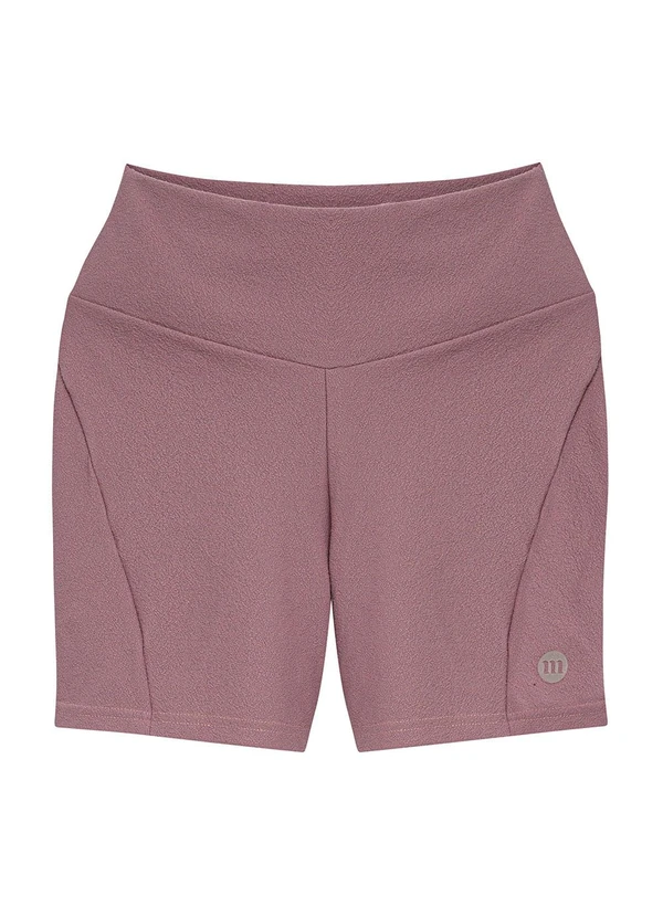 Malwee - Shorts Justo com Recorte Active Malva