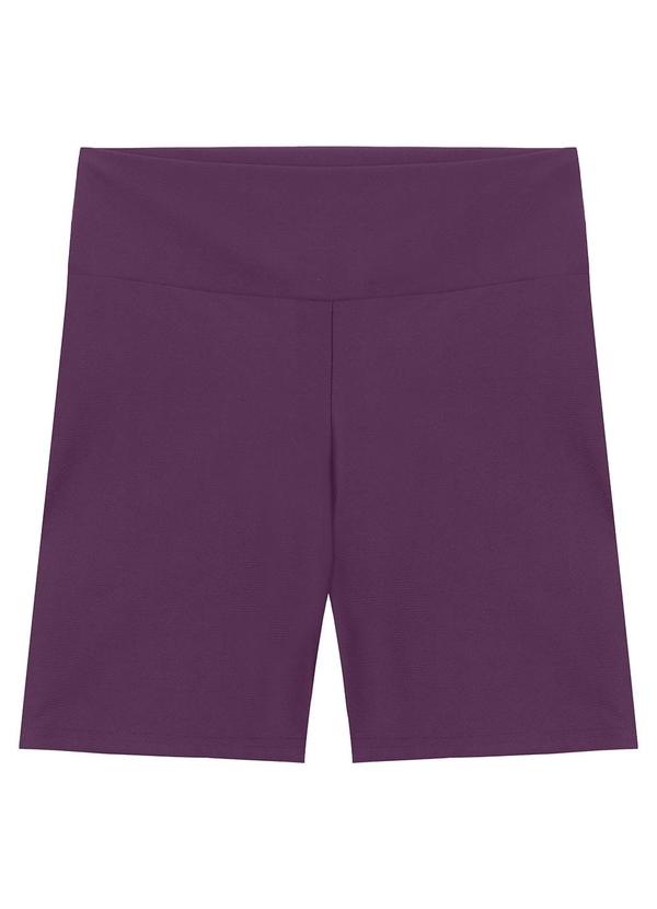 Enfim - Shorts Justo Dry Active Roxo 1