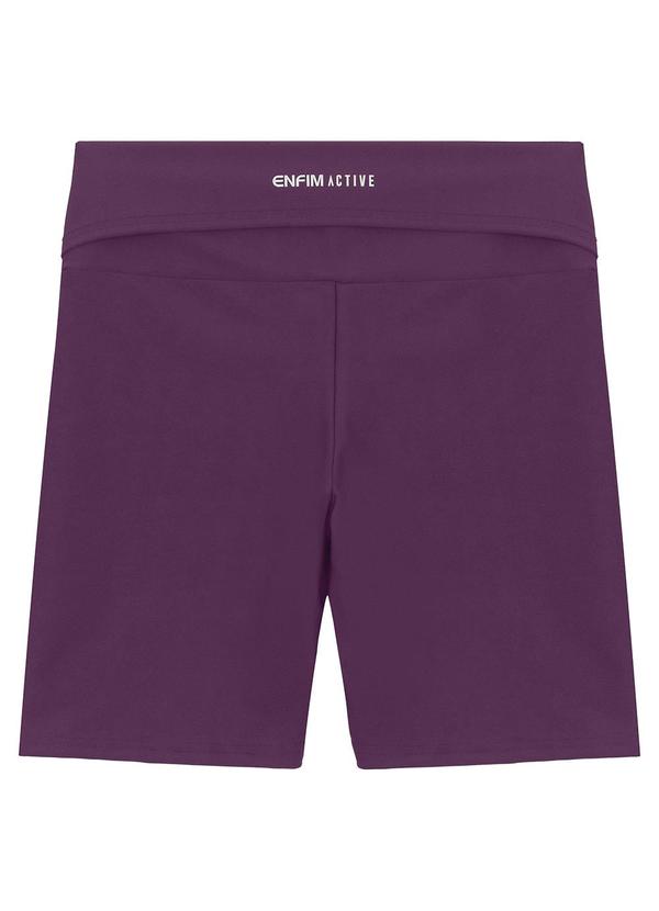 Enfim - Shorts Justo Dry Active Roxo 2
