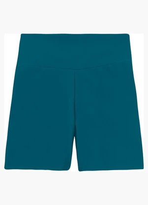 Enfim - Shorts Justo Dry Active Verde Turquesa - ENFIM