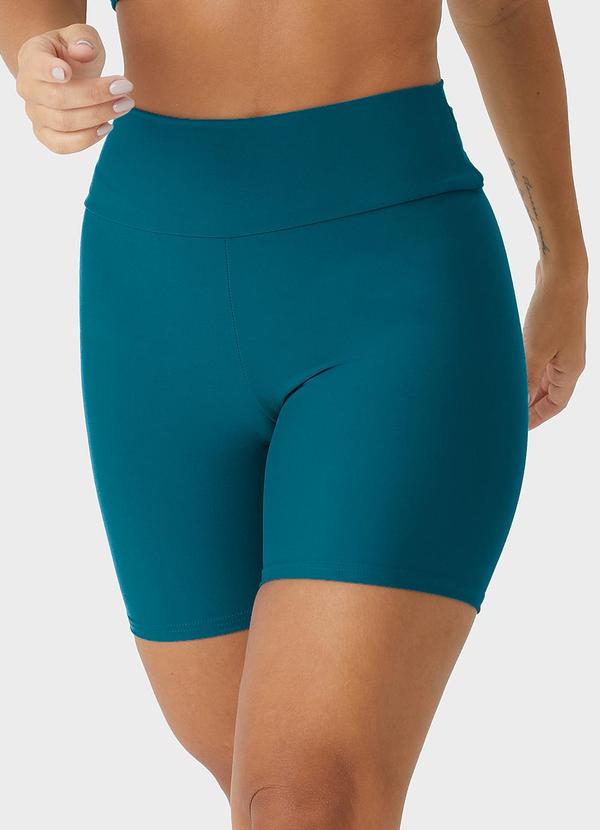 Enfim - Shorts Justo Dry Active Verde Turquesa