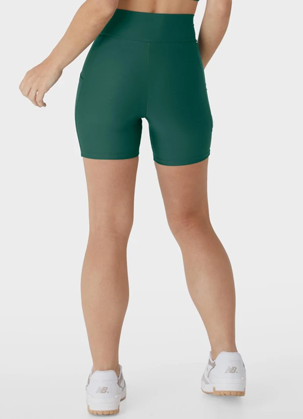 Enfim - Shorts Justo Dry com Bolso Active Verde Esmeralda 2