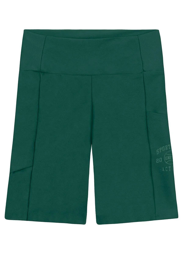 Enfim - Shorts Justo Dry com Bolso Active Verde Esmeralda 7