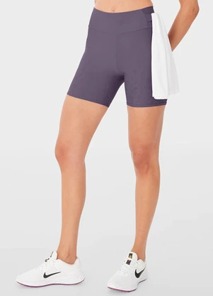 Enfim - Shorts Justo Dry Fit Active Roxo - ENFIM