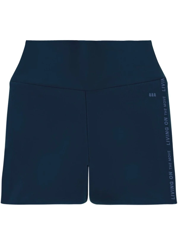 Malwee - Shorts Justo Dry Uv50+ Azul Marinho 3