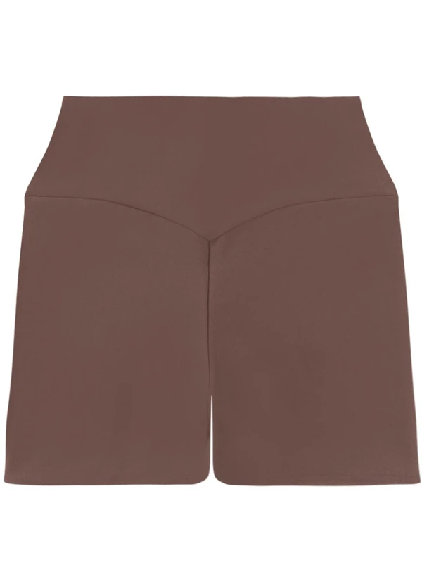 Malwee - Shorts Justo Dry Uv50+ Marrom 2