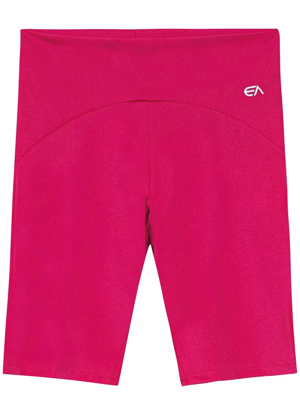 Enfim - Shorts Justo em Malha Uv Active Rosa
