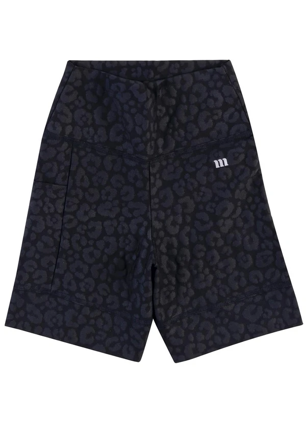 Malwee - Shorts Justo Malha Uv Preto 3