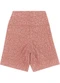 Malwee - Shorts Justo Malha Uv Marrom - variação: Rosê