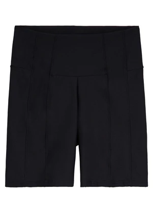 Malwee - Shorts Justo Uv com Recorte Active Preto - MALWEE
