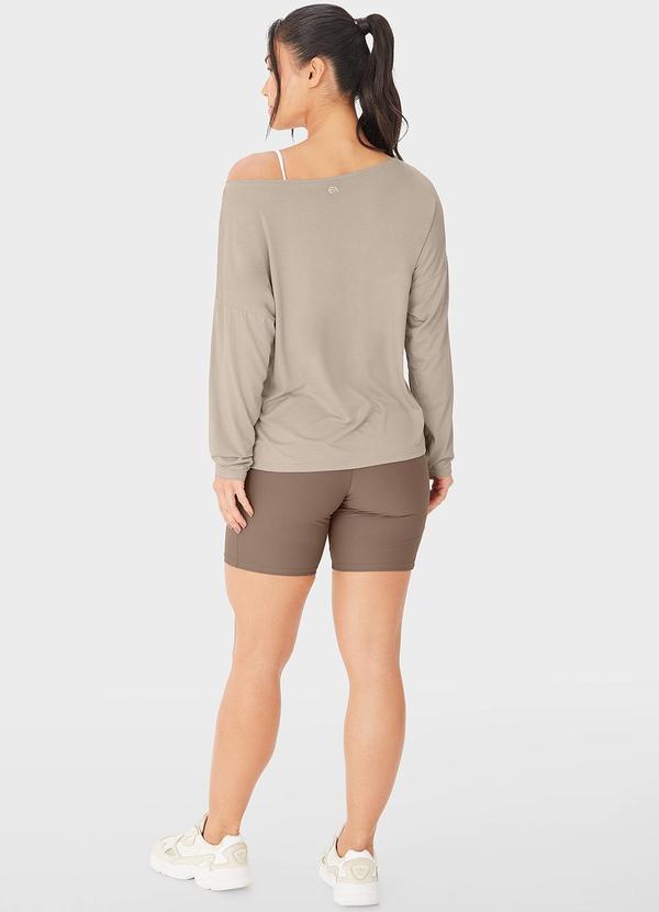 Enfim - Shorts Justo Uv50+ Active Bege 5