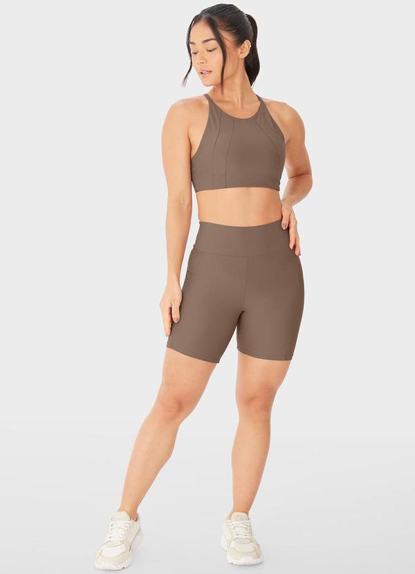 Enfim - Shorts Justo Uv50+ Active Bege 7