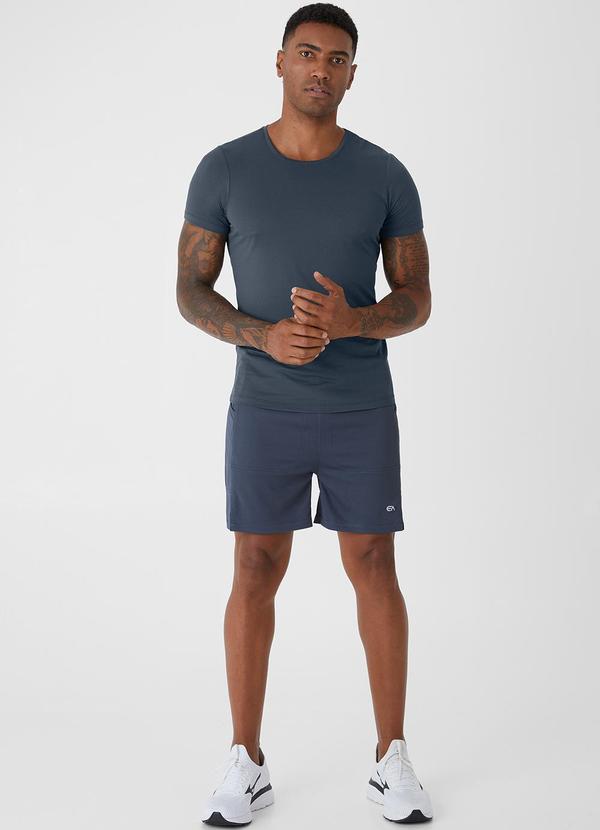 Enfim - Shorts Masculino em Helanca Active Cinza Chumbo 2