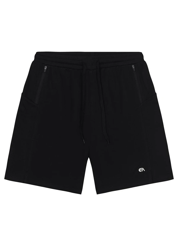 Enfim - Shorts Masculino em Helanca Active Preto