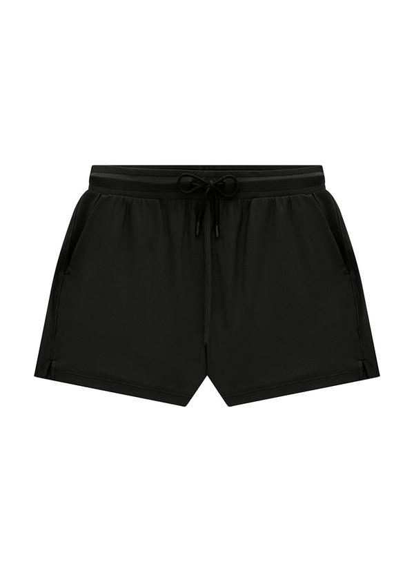 Enfim - Shorts Preto Runner com Fenda