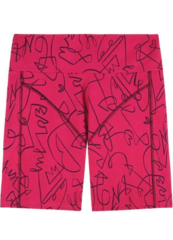 Enfim - Shorts Rosa Active Feminino