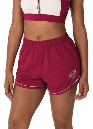 Malwee - Shorts Runner Dry Fit Active Bordô - MALWEE