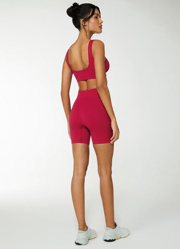 Enfim - Shorts Slim Emana® Feminino Active Rosa Escuro 4