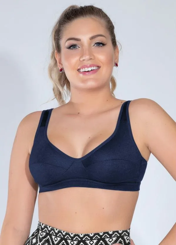 Alma Dolce - Sutiã Top Marinho