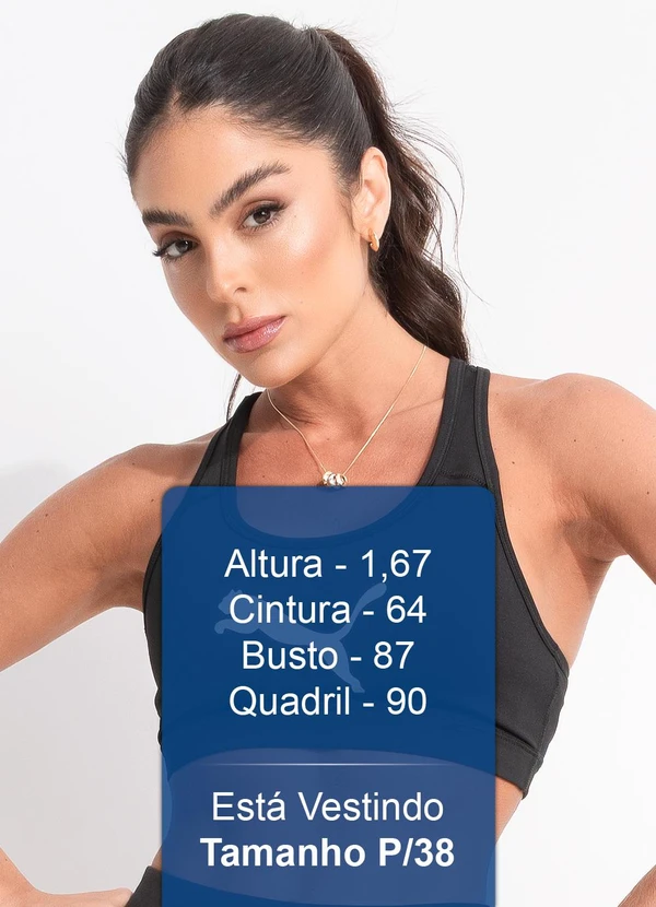 Puma - Top 4keeps Bra M Preto 5