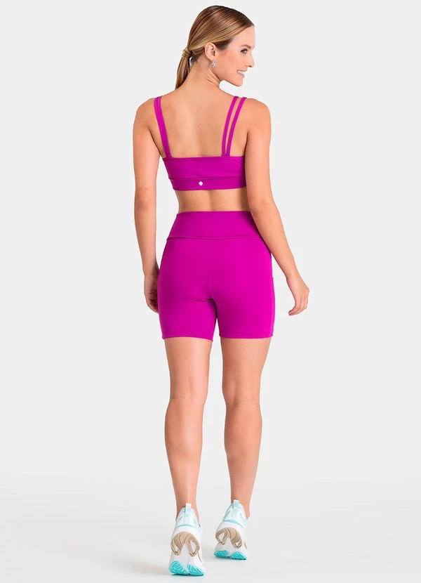 Closy - Top Alças Duplas Prisma Fúcsia 4
