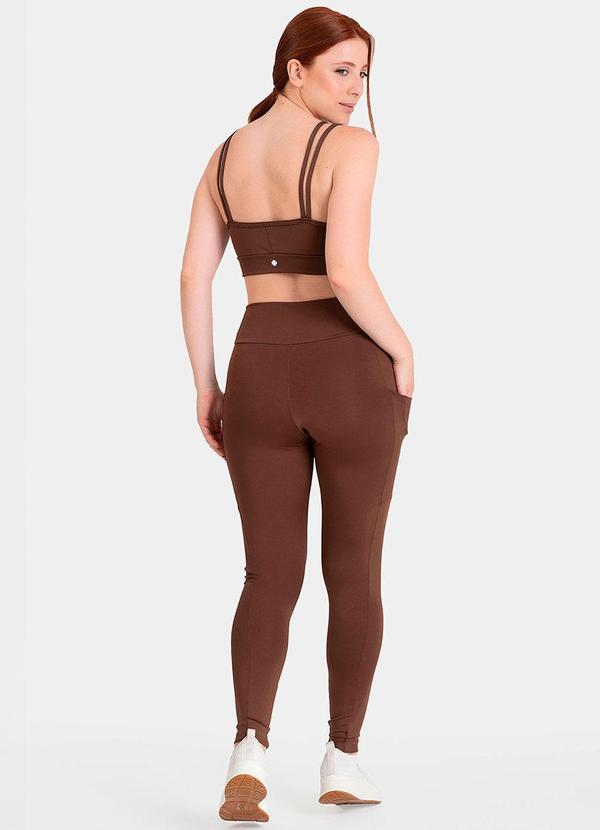 Closy - Top Alças Duplas Prisma Marrom 4