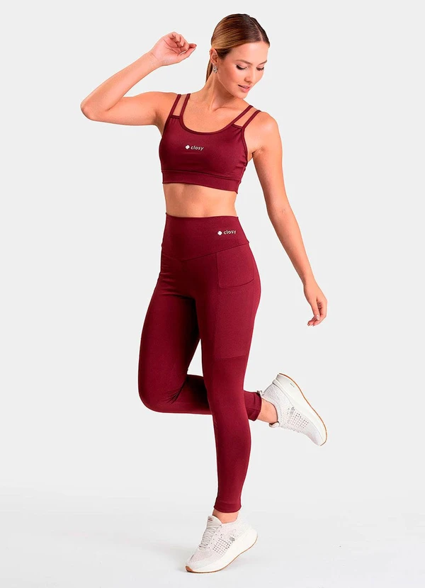 Closy - Top Alças Duplas Prisma Rubro 4
