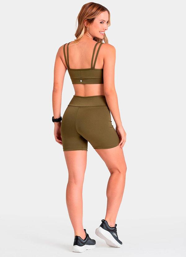 Closy - Top Alças Duplas Prisma Verde Escuro 3