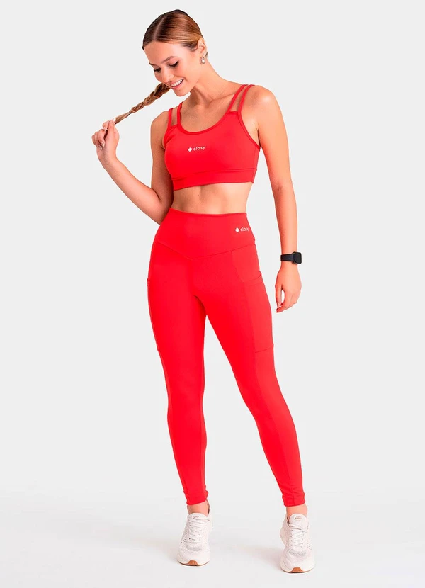 Closy - Top Alças Duplas Prisma Vermelho 3
