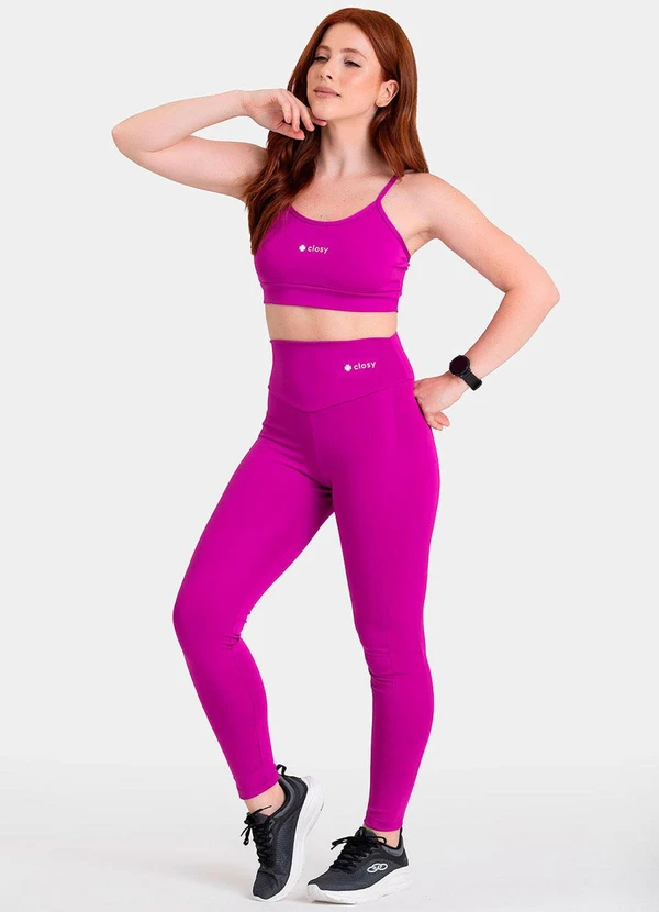 Closy - Top Alças Finas Energy Fúcsia 3