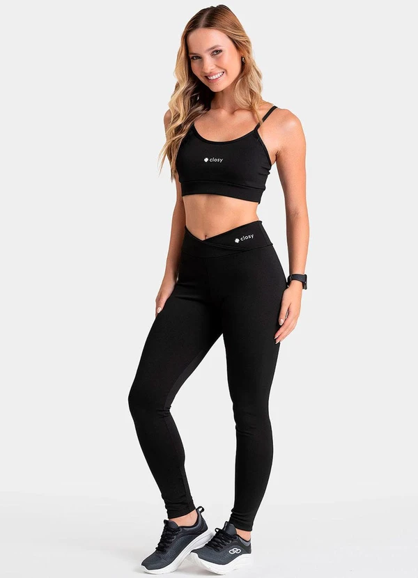 Closy - Top Alças Finas Energy Preto 3