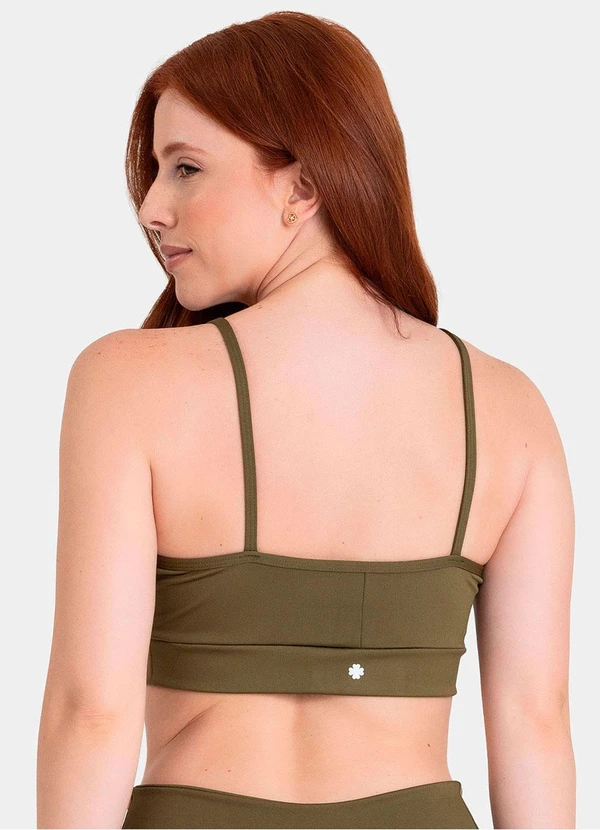 Closy - Top Alças Finas Energy Verde Escuro 2