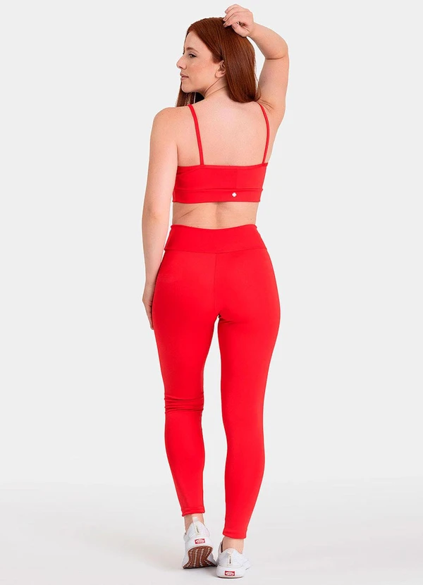 Closy - Top Alças Finas Energy Vermelho 4