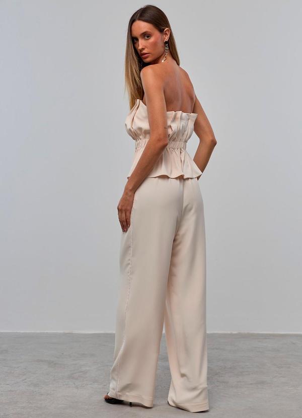 Carlota Costa - Top Alfaiataria Bege 2