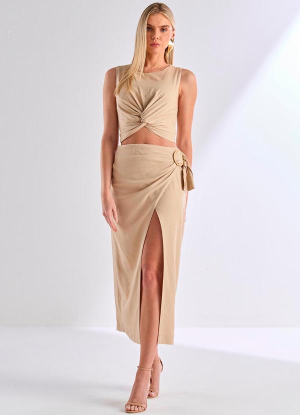 Carlota Costa - Top Amarração Bege 3