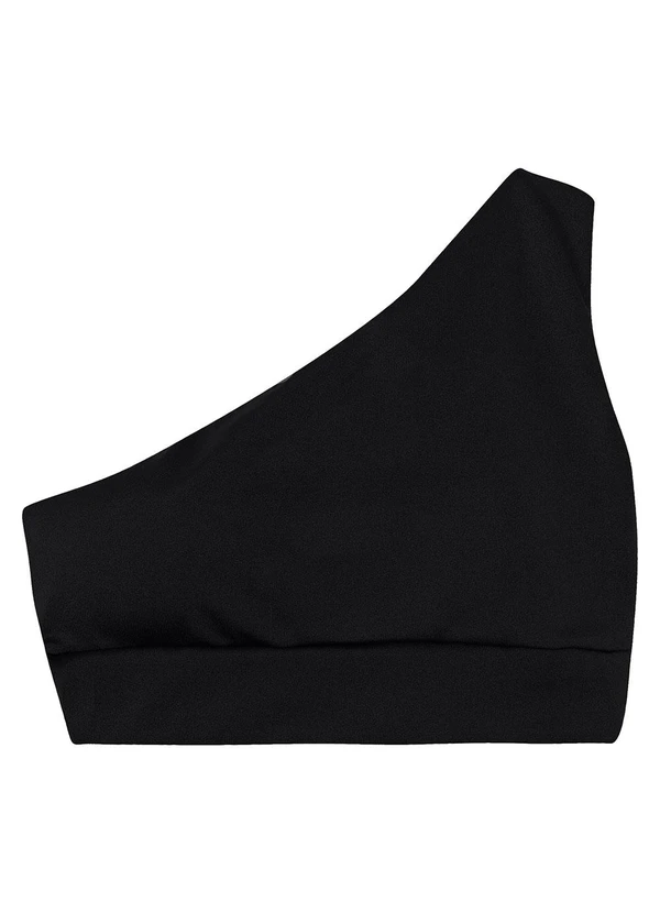 Enfim - Top Assimétrico Strappy Dry Active Preto