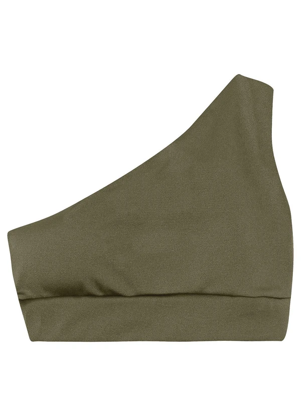 Enfim - Top Assimétrico Strappy Dry Active Verde Militar 4